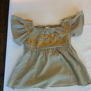 Altair’s State flowered crop top - Medium